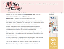 Tablet Screenshot of motheroftwins.com